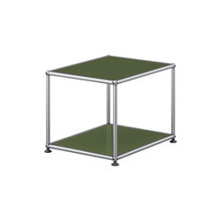 USM Haller | Model M21 | Olive Green | Side Table, USM Haller