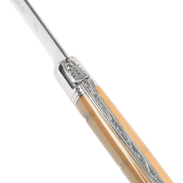 Steak Knife, brown horn, Laguiole Tradition