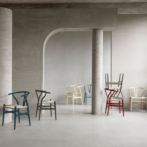 CH24 Wish Bone Chair, soft seaweed, Carl Hansen & Søn