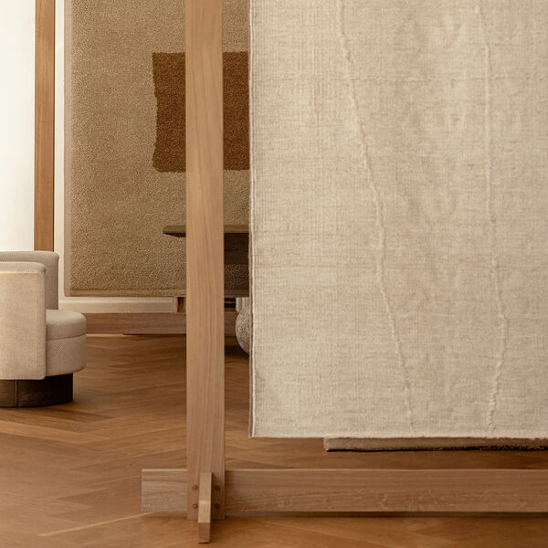 Flow Shen Rug, beige, Linie Design
