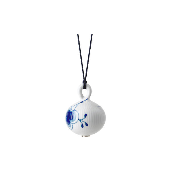 Blue Fluted Mega Christmas Bauble No. 1, Royal Copenhagen