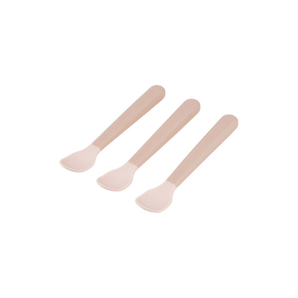 Foodie Easy-grip Baby Spoon 3-pack, powder, Done by Deer