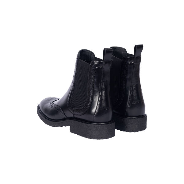 Chelsea Leather Boot, black/black Chelsea Leather Boot, black/black, ANGULUS