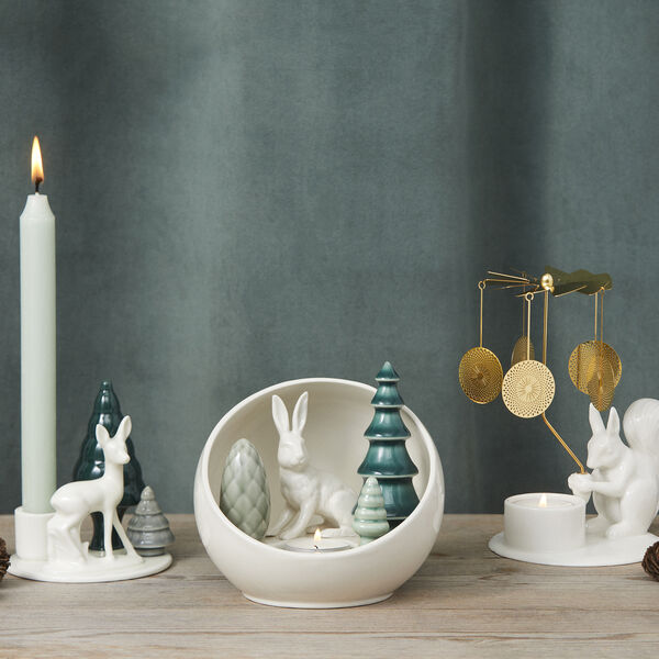 Winter Stories Hare Votive Ball, Dottir Nordic Design