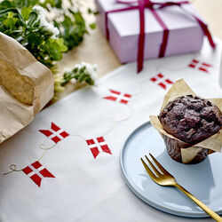 Tillykke Placemat, white, Södahl