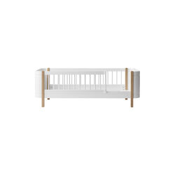 Wood Mini+ Junior Bed 68x162cm, white/oak, Oliver Furniture