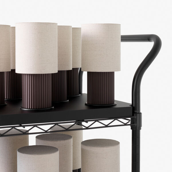 Manhattan SC52 Portable Table Lamp, bronzed brass/canvas Manhattan SC52 Portable Table Lamp, bronzed brass/canvas, &Tradition