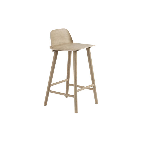 Nerd Counter Stool, oak, Muuto