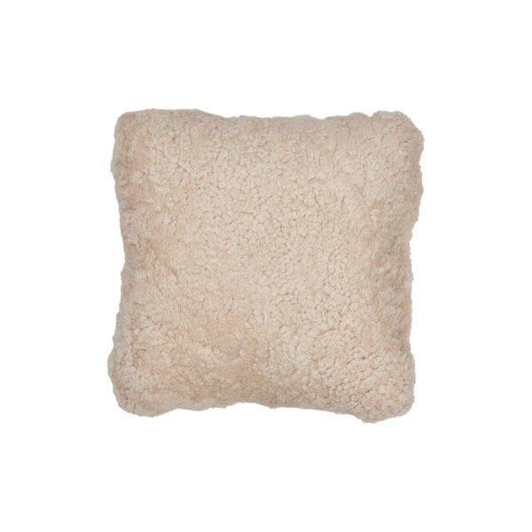 New Zealand Sheepskin Cushion, pearl New Zealand Sheepskin Cushion, pearl, NATURES Collection