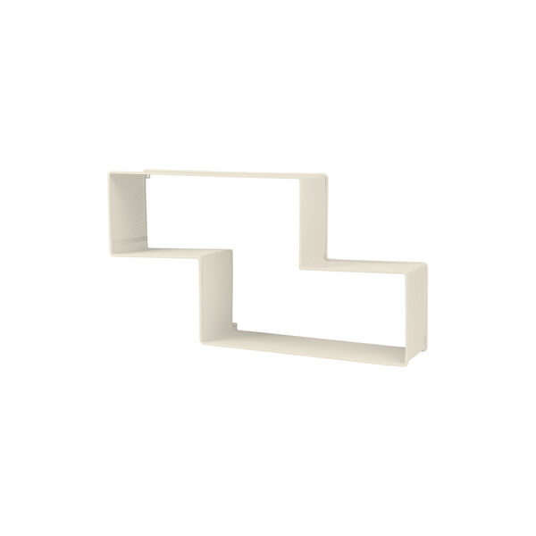 Dédal Shelf, cream white semi matt Dédal Shelf, cream white semi matt, GUBI