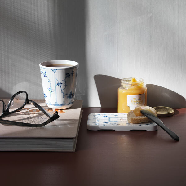 Blue Fluted Plain Thermal Mug 29 cl, Royal Copenhagen