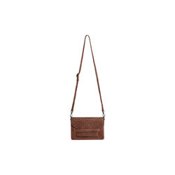 ArabellaMBG Crossb. Bag Weave, cognac, Markberg