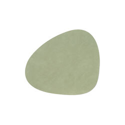 Nupo table mat Curve L, olive green, LIND DNA