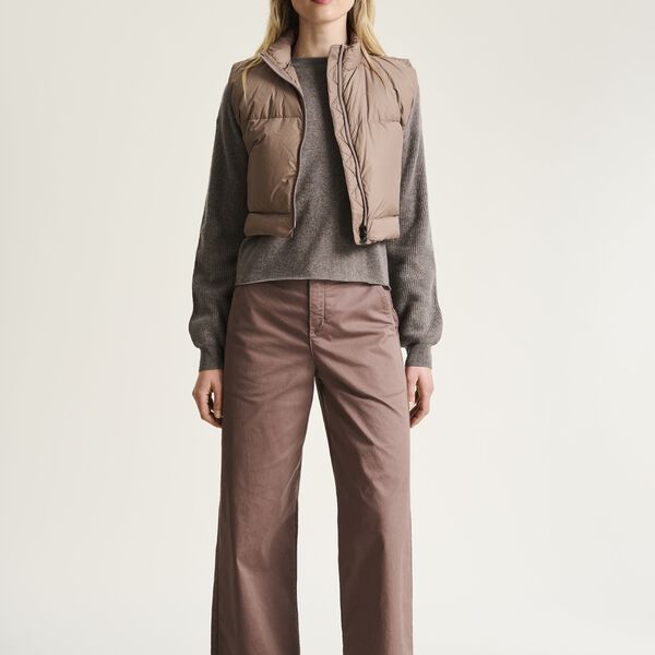 Feather down short waistcoat, deer, BITTE KAI RAND