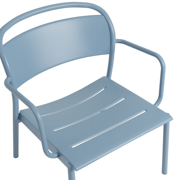 Linear Steel Lounge Armchair, pale blue Linear Steel Lounge Armchair, pale blue, Muuto