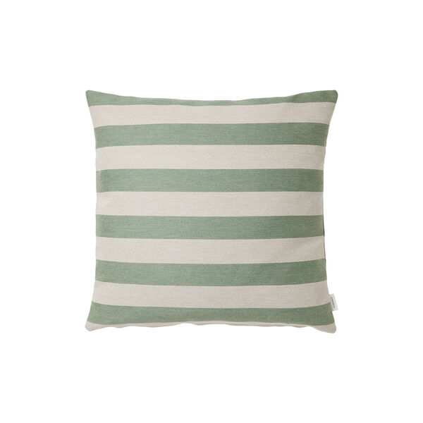 Outdoor Stripe Cushion, green, Compliments