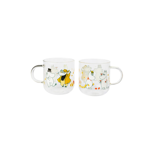 Moomin Glass 2 pcs. | 30 cl | Gift of Love, Moomin Arabia