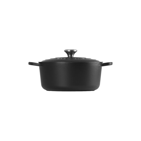 Signature round cast iron pot &Oslash; 26 cm, matte black, Le Creuset