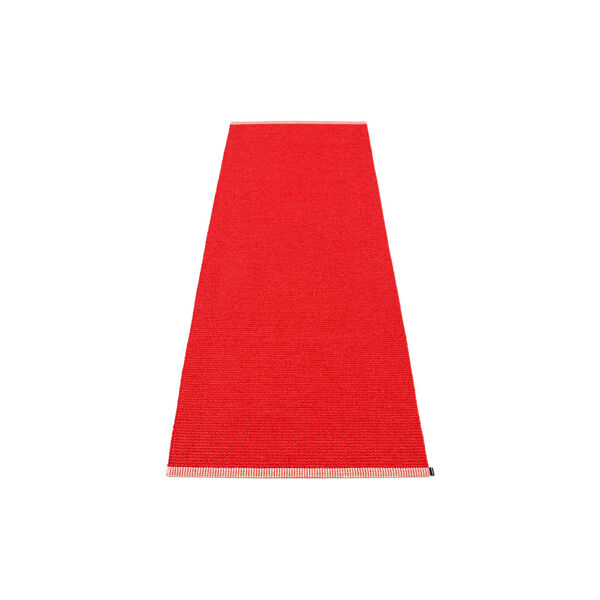 Mono Plastic Rug, coral red/red, Pappelina