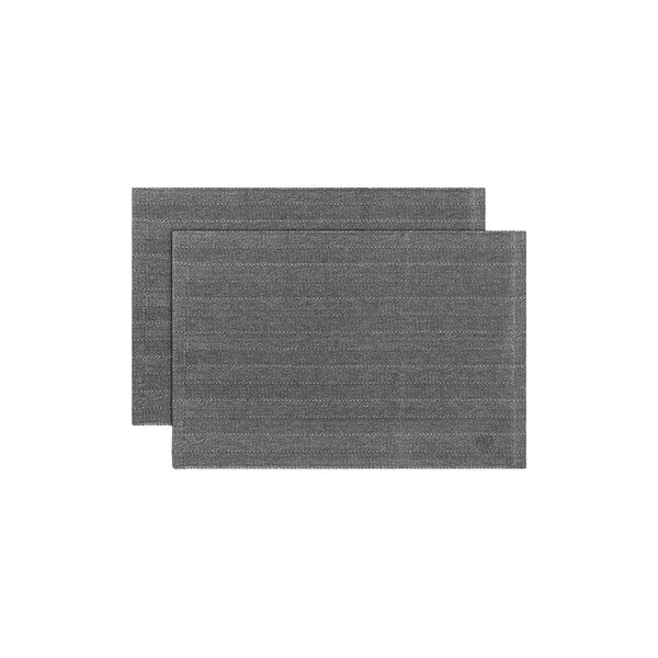 HERRINGBONE Placemat, dark grey HERRINGBONE Placemat, dark grey, Georg Jensen Damask