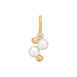 Orbit Dot Pearl Pendant, gold, Ro Copenhagen