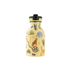 Urban Drinking Bottle with Sports Lid og Stone Finish, jungle friends, 24Bottles
