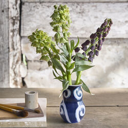 Tulle Vase, blue, K&auml;hler