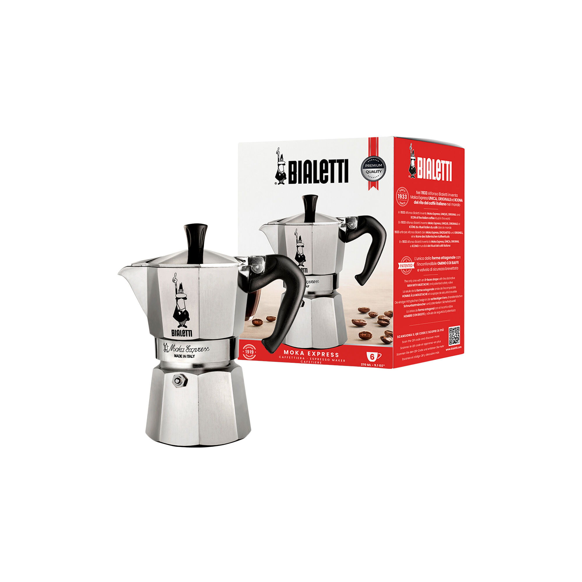 家電 MOKA EXPRESS  6CUP Bialetti Moka Express 6 Cup