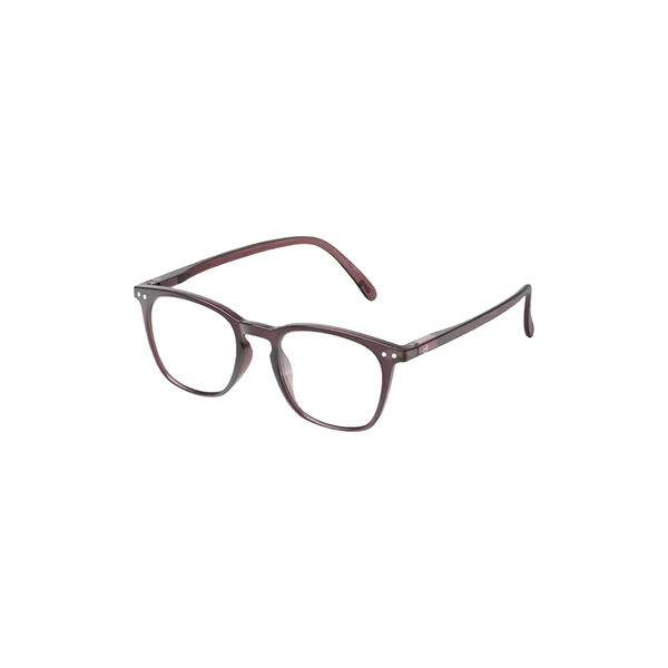 #E READING Glasses, old leather, IZIPIZI