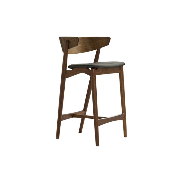 Sibast No 7 Bar Chair, smoked oiled oak/dark grey, Sibast Furniture