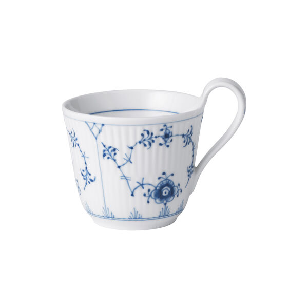 Blue Fluted Plain High Handle Cup 24 cl, Royal Copenhagen