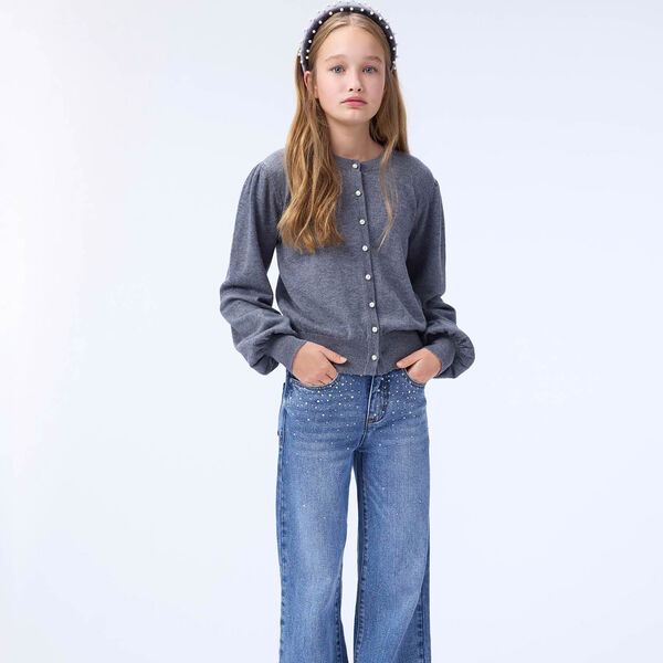 Asta Pants, rhinestone denim, Molo