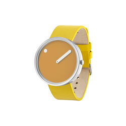 Picto Wrist Watch, mustard yellow/canary yellow, Picto