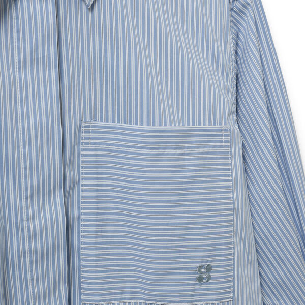 AbbySW Shirt, blue striped AbbySW Shirt, blue striped, Sofie Schnoor
