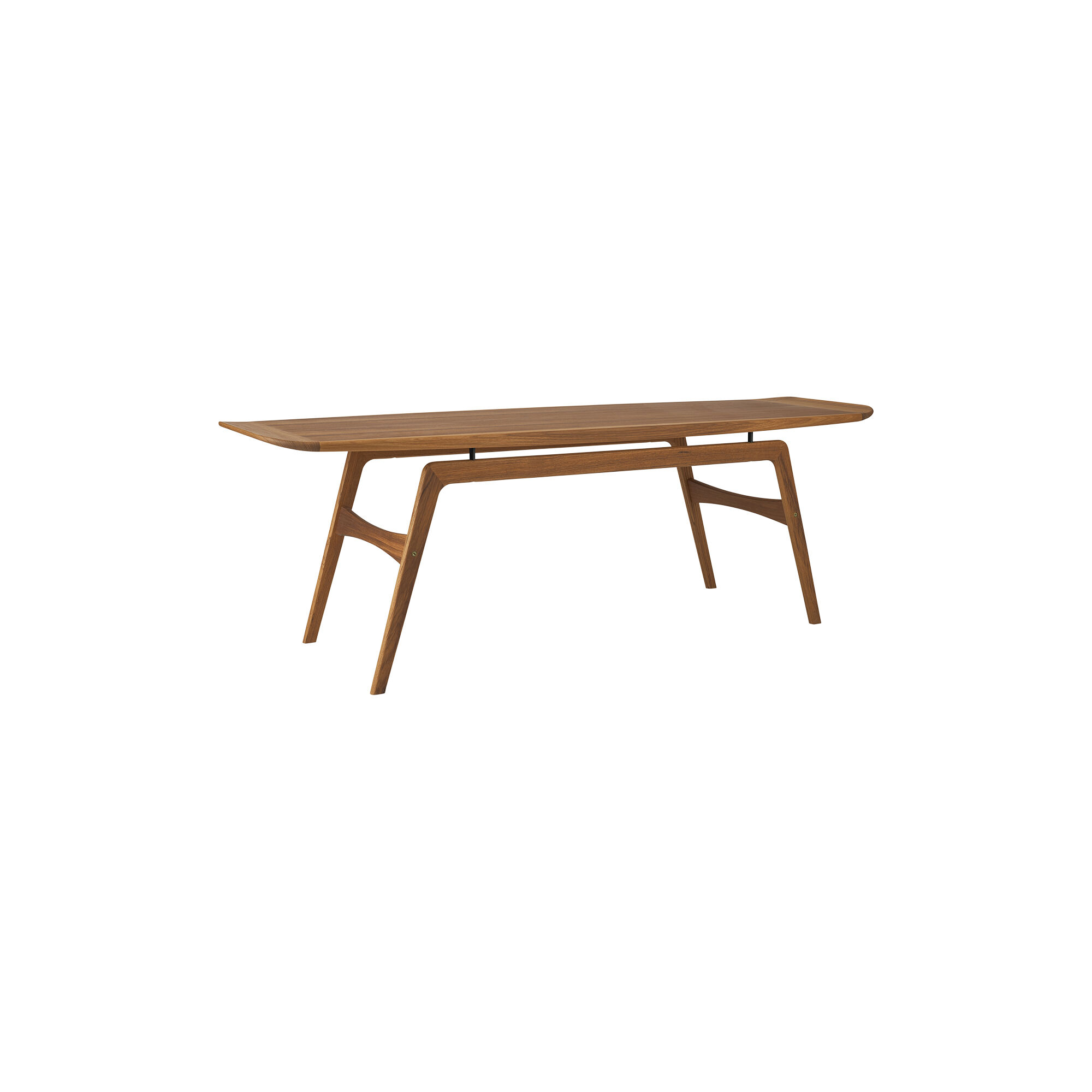 Teak surfboard coffee table sale