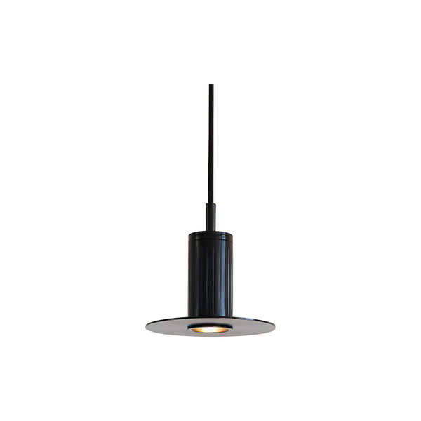 Luminar Pendant Disc Light, gunmetal black, Rama Lights