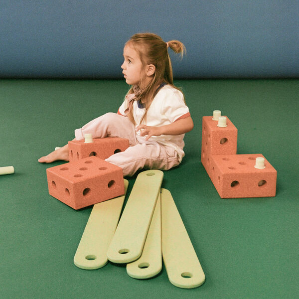 Balance Track, burnt orange/dusty green, MODU