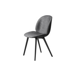 Beetle Dining Chair Front Upholstered, Plain 0023/black, GUBI