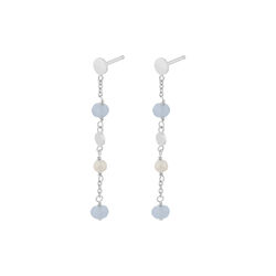 Afterglow Sea Earchains, silver, Pernille Corydon Jewellery