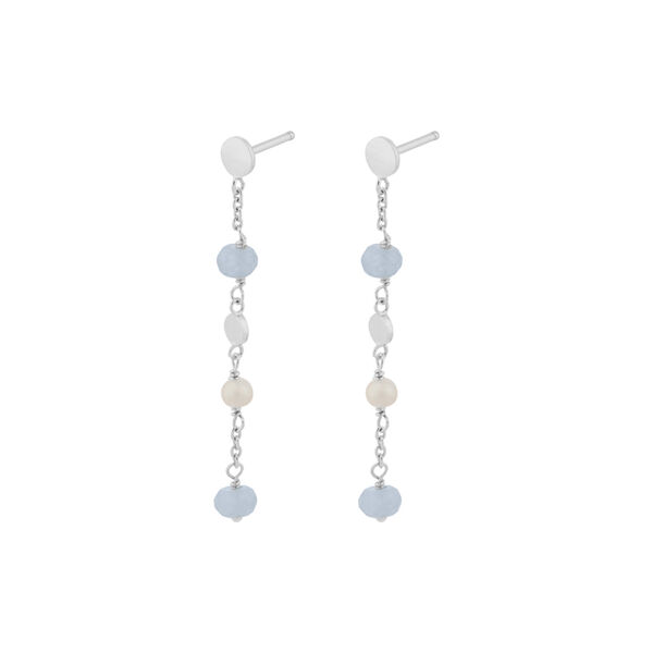 Afterglow Sea Earchains, silver, Pernille Corydon Jewellery