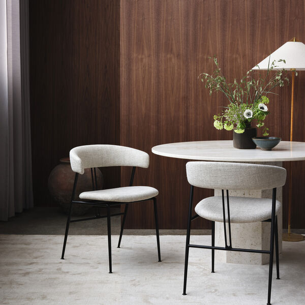 Epic Round Dining Table, neutral white, GUBI