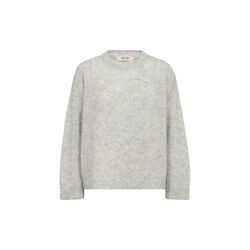 MMAroa Bernat Emb Knit, light grey melange, MOS MOSH