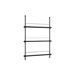 Magazine Shelving Medium, black/black, MOEBE