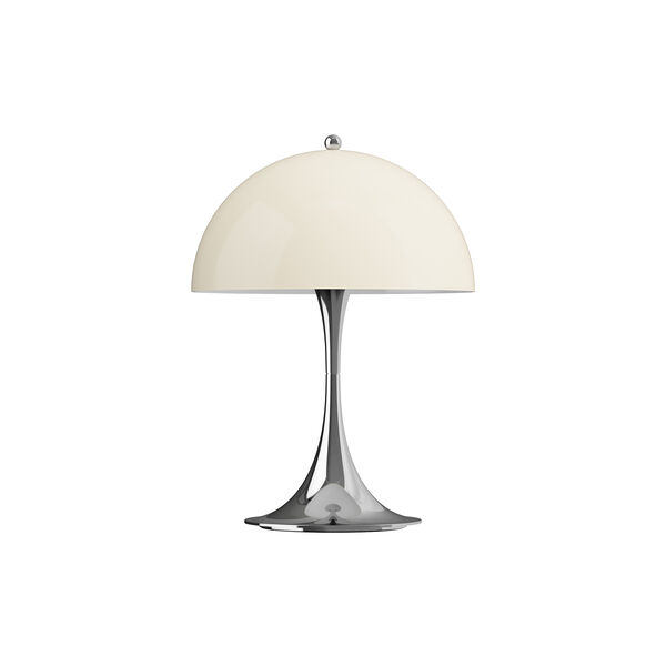 Panthella 250 Portable Table Lamp, chrome opal beige Panthella 250 Portable Table Lamp, chrome opal beige, Louis Poulsen