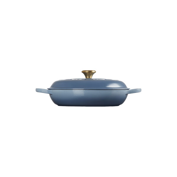 Signature cast iron buffet pot 30 cm, chambray, Le Creuset