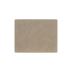 Hippo table mat Square L, warm grey, LIND DNA