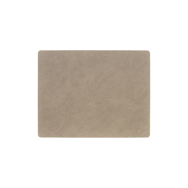 Hippo table mat Square L, warm grey, LIND DNA