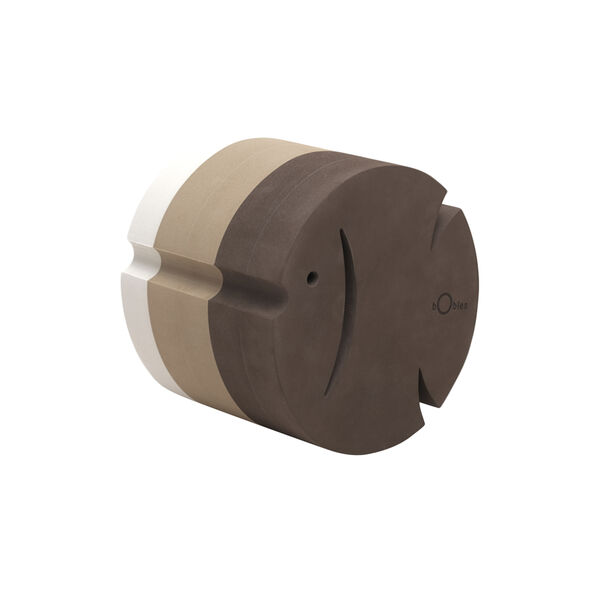 Fisk M, sand grey, bObles