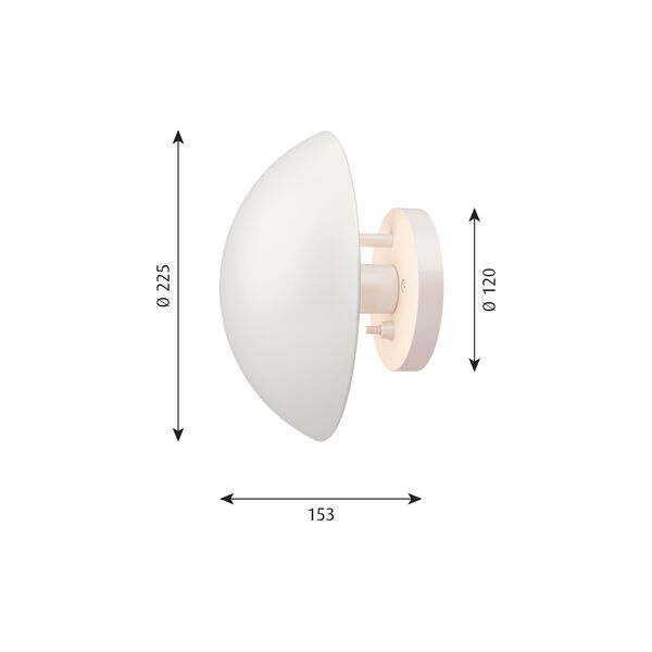 PH Hat Wall Lamp, Louis Poulsen