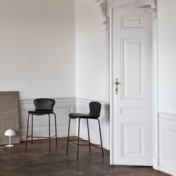 PLAY Chair Low Back Counter, black, Bruunmunch Furniture